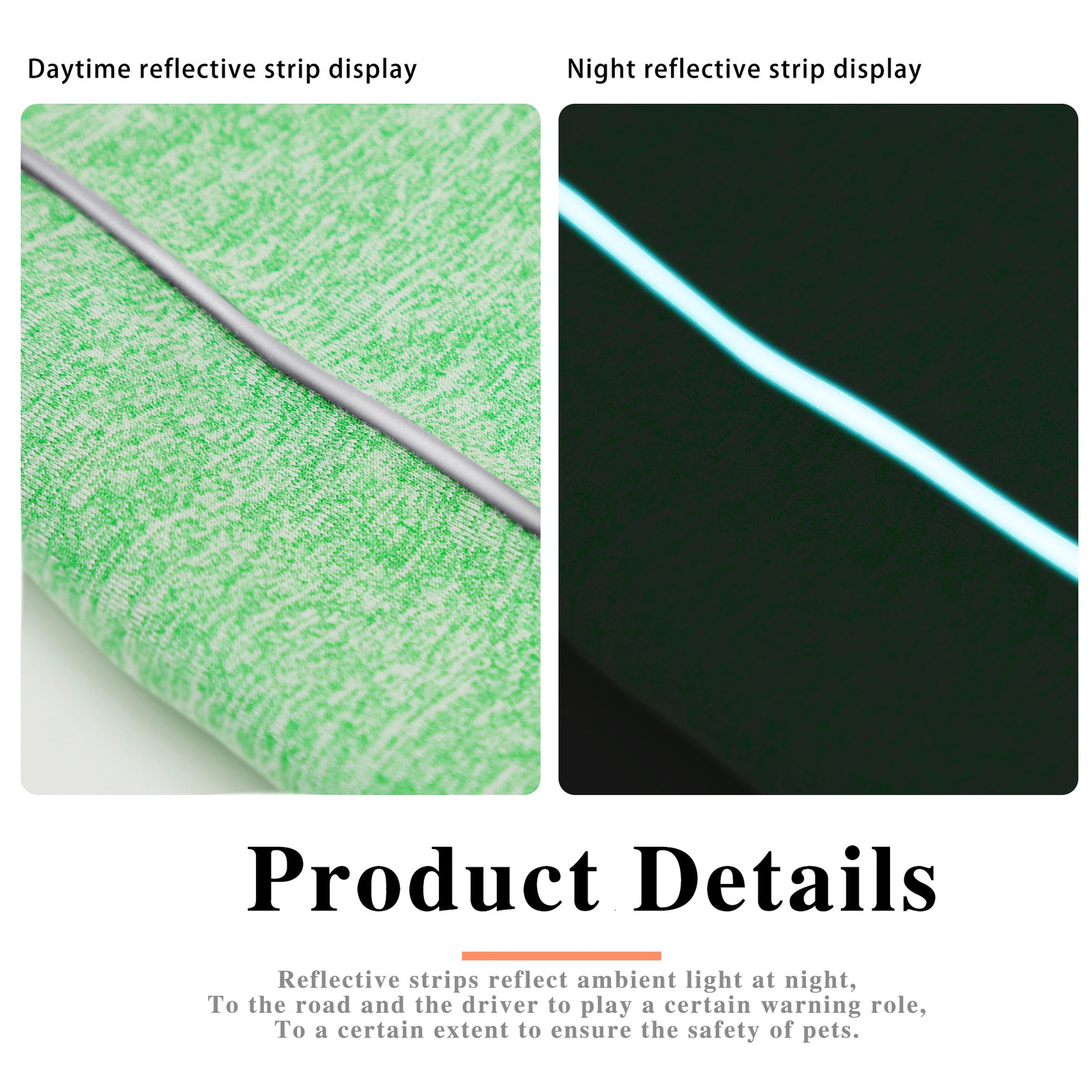 Sun Protection Dog Shirts with Reflective Strips Quick Dry Soft Stretchy Fabric Available in Sizes for Small to Large Dogs! 250729