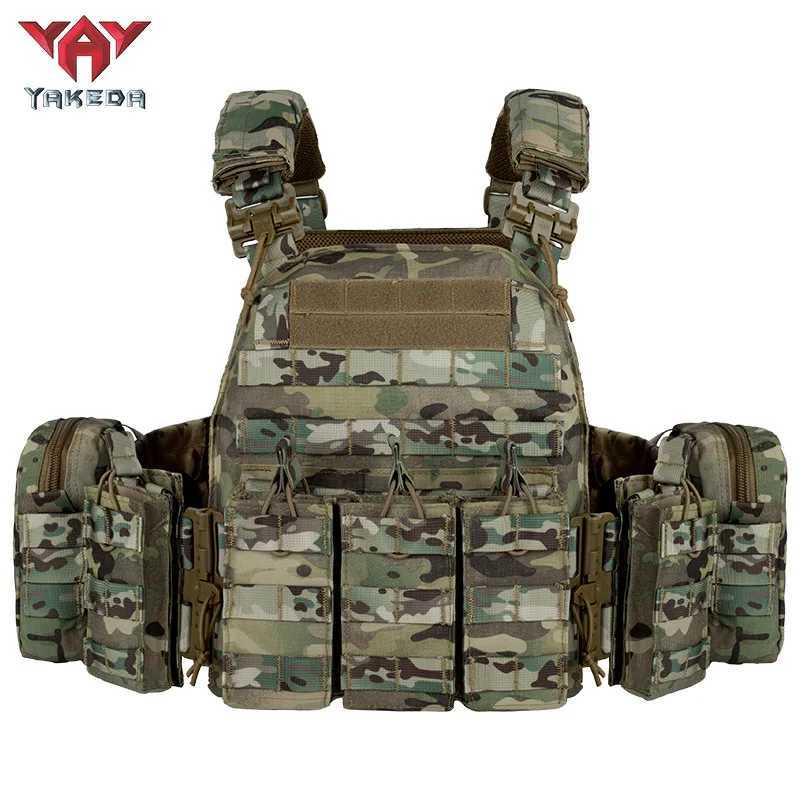 YAKEDA 6094 Tactical Vest Outdoor Hunting Plate CarrierQuick Release Protective Adjustable Vest Airsoft Carrier Z250728