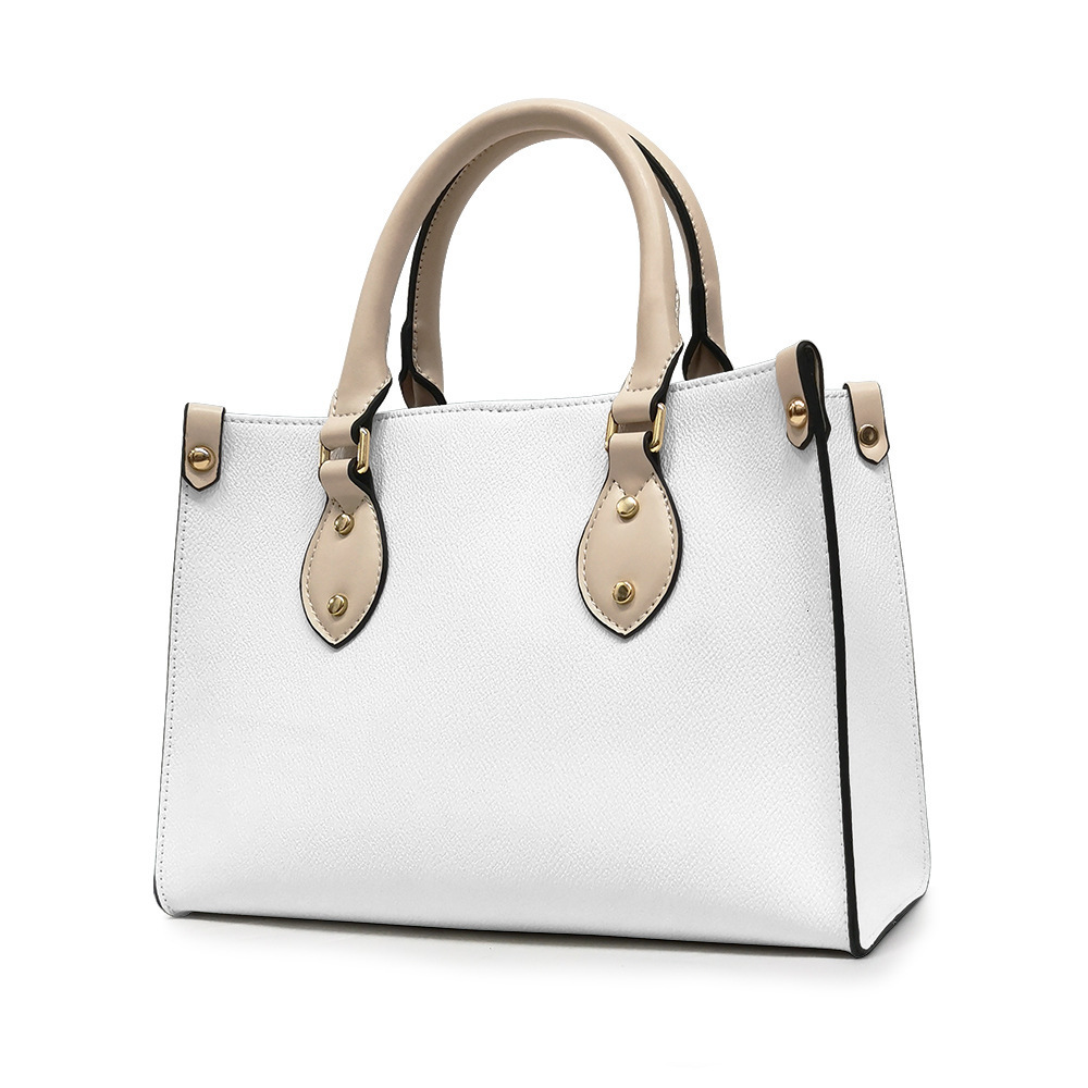 Designer oil painting bag Lavender Garden Oil Painting Women's PU Handbag Leather Shoulder Bag Minimum Order