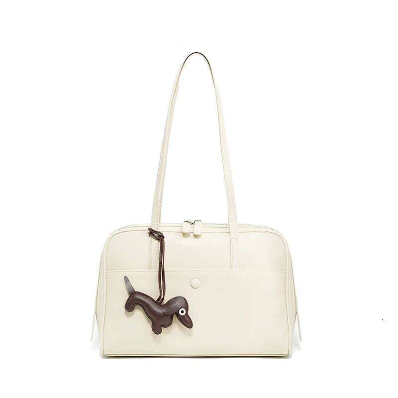 Luxury designer high-end niche pillowcase retro vegetable tanned cowhide large capacity shoulder handbag