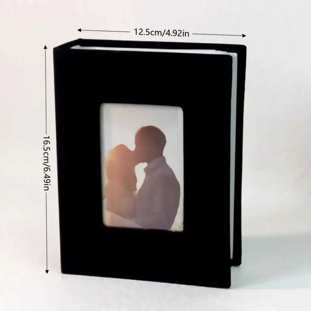 New 100 Pockets Photo Album 4x6 Photos Linen Cover Small Scrapbook Album DIY Writable Slip-in Picture Albums Children Growth Z250729