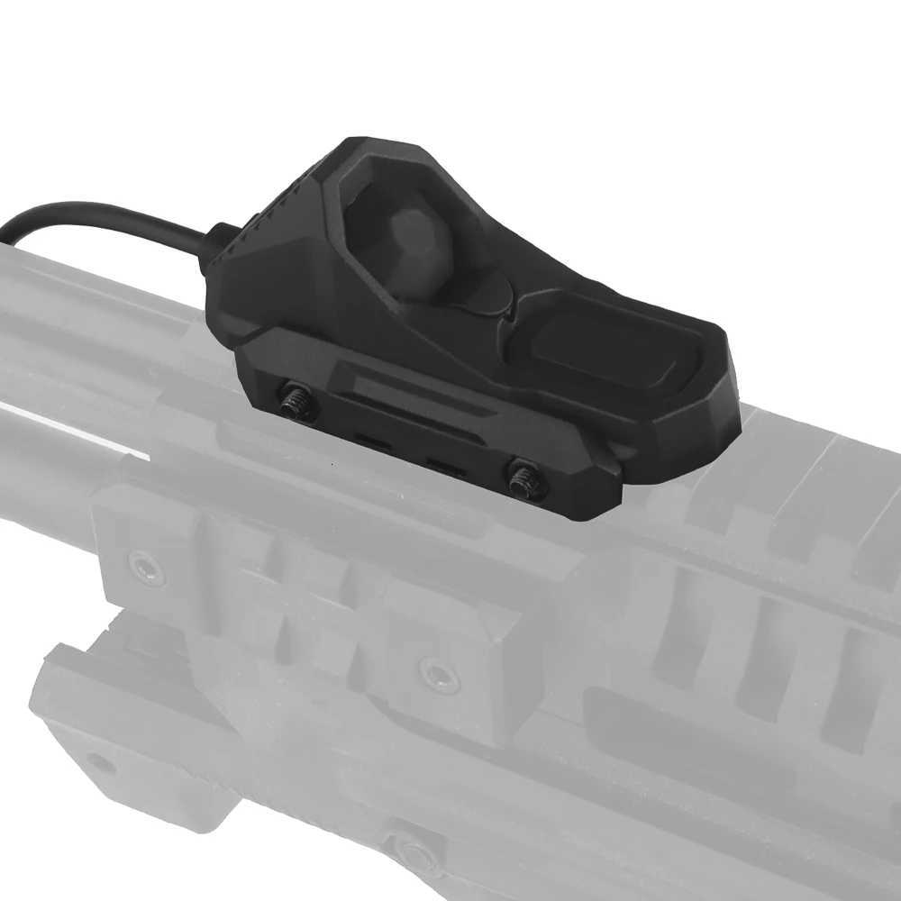 TACGEAR AXON Picatinny M-lok Wire Button Switch Crane Laser 2.5mm SF Plug Adapter for SF Flashlight Weapon Light PEQXJ250728