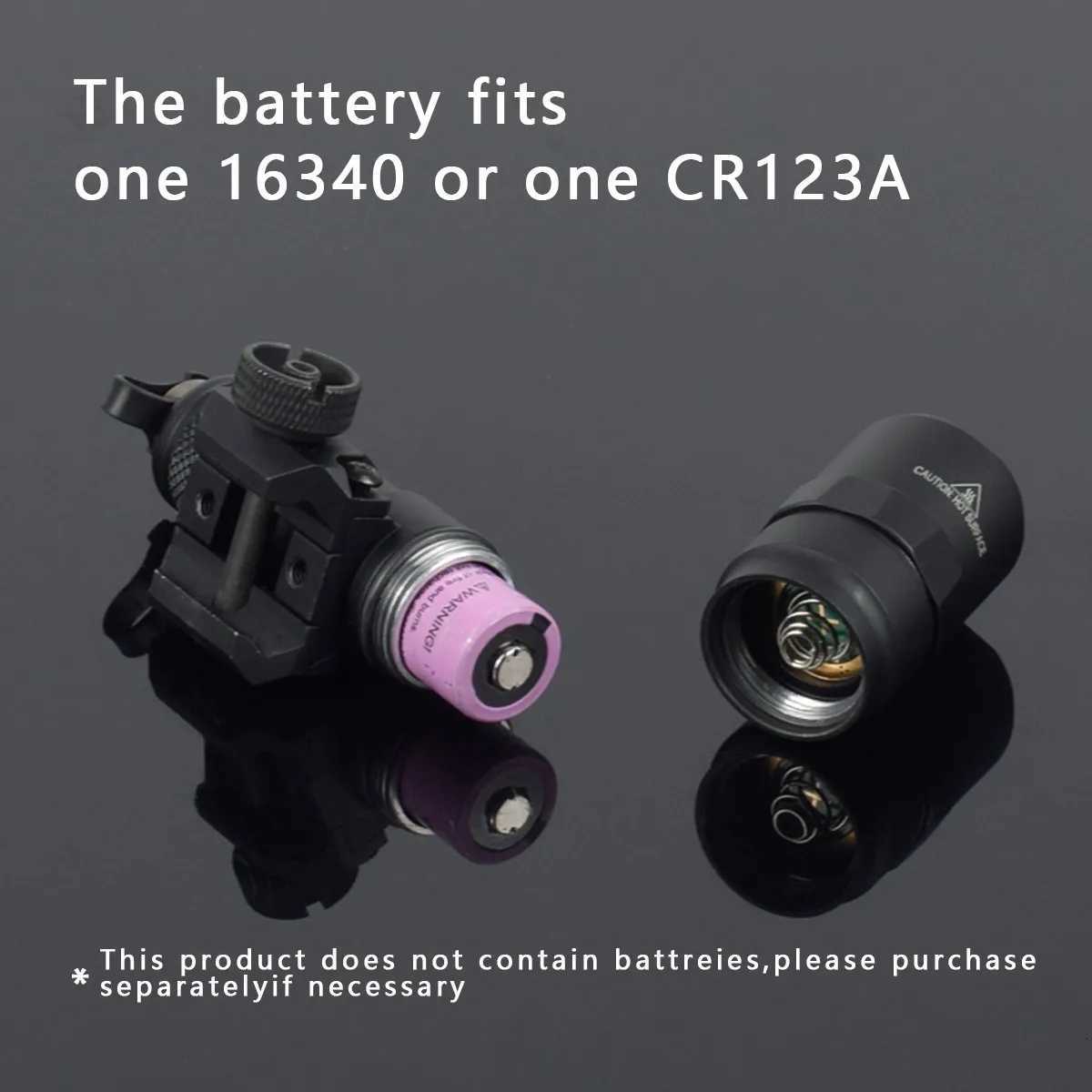 Tactical M300 M300A MINI Scout Light Rifle Hunting LED Flashlight Airsoft Weapon Gun Light Flashlight Torch AR15 HK416 XJ250728