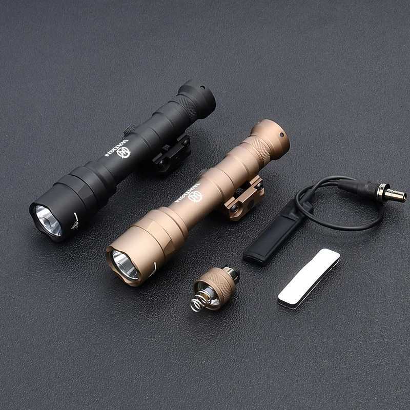 Tactical M600 M600U WADSN Flashlight 600 lumens White Light Tail Cover Pressure Switch Fits 20mm Rail Hunting Airsoft Accessory XJ250728