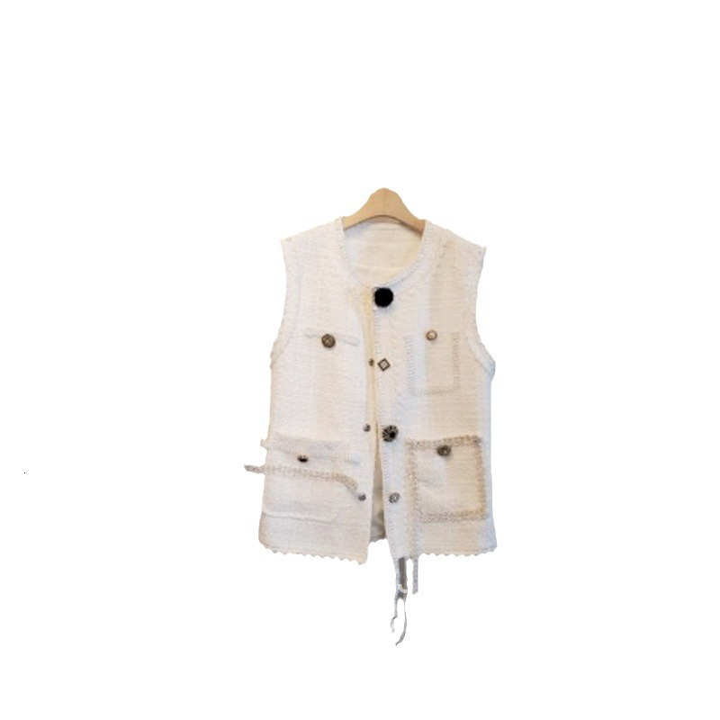 High Street Girls Wear Spring Summer and Autumn Fragrant Milk Vest Coat Womens Fried Street Vest Hot List Man Collection