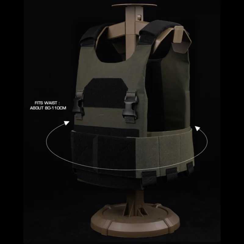 AC-1 Lightweight Simplified Vest System - Breathable Mesh Structure Adjustable Waist Cover Suitable for Multiple Roles Z250728