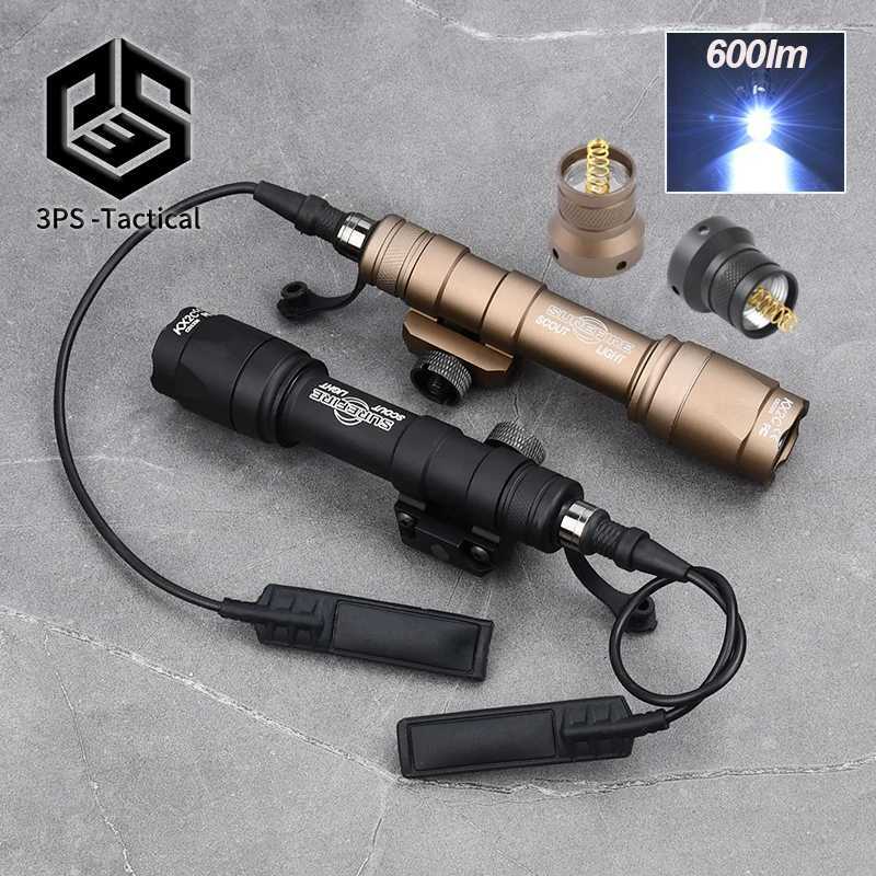 Tactical SF M600 M600B M600C M300 Weapon Gun Light Flashlight Rifle Flashlight Pistol Scout Light Torch Hunting Picatinny Rail R250728