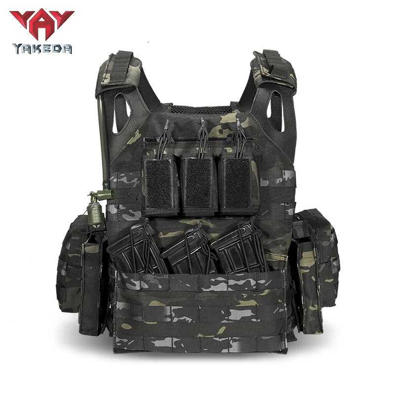 YAKEDA Tactical Training Vest Outdoor CS Combat Vest Wild Survival Adventure Multifunctional vest Camping Equipment Z250728