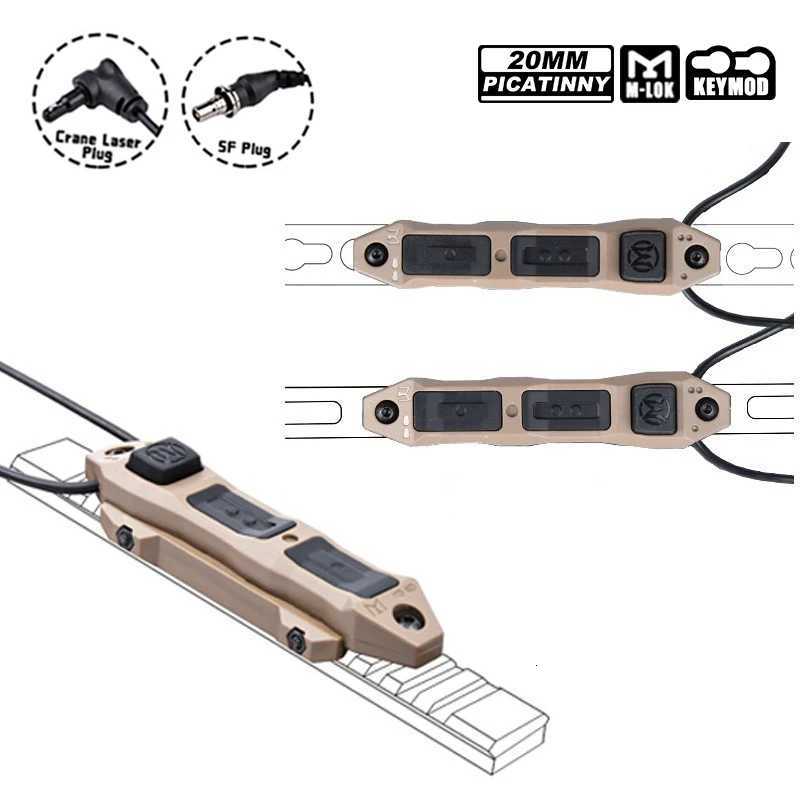 Vadsn ogl ir red green blue laser m300 m600 metal flashlight led white strobe hunting scout light with three key pressure switch XJ250728