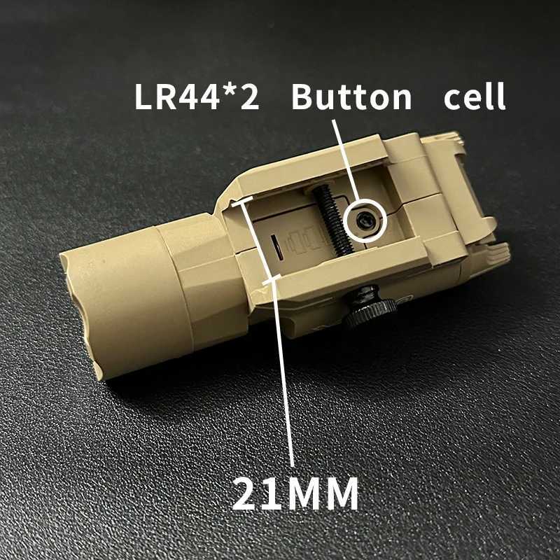 Tactical X300 X300U Nylon Pistol Gun Strobe LED Light Fit 20mm Rail Airsoft Hanging Hunting Flashlight R250728