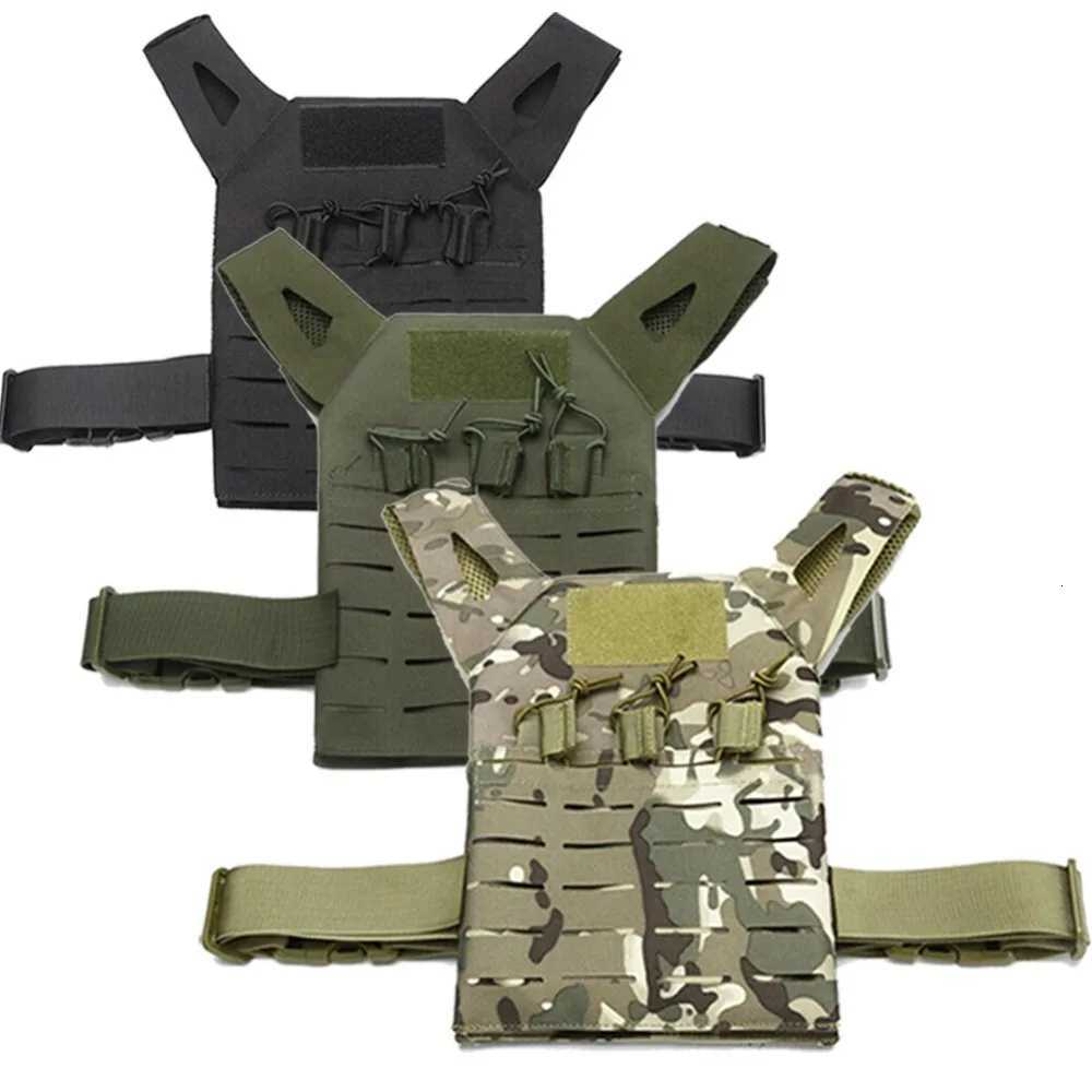Kids JPC Plate Carrier Vest Tactical Molle Airsoft Combat Jump Training CS Vest Military Training Vest Paintball CS Outdoor Z250728
