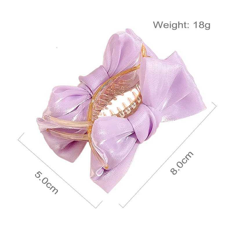 8CM Korean Bow Hair Clip - Elegant Non-Slip Ponytail Braid Grip for Women Girls Daily/Fashion Hairstyles Z250729