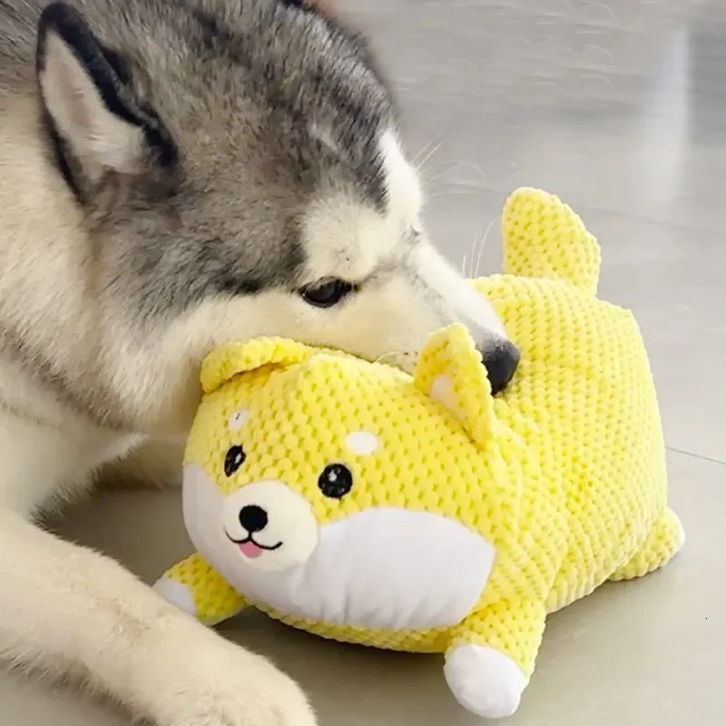 Dog Interactive Toy Piggy Bite Resistant Grinding Teeth Cleaning Large Entertainment Puppy Boredom Pet Plush Toy 250729