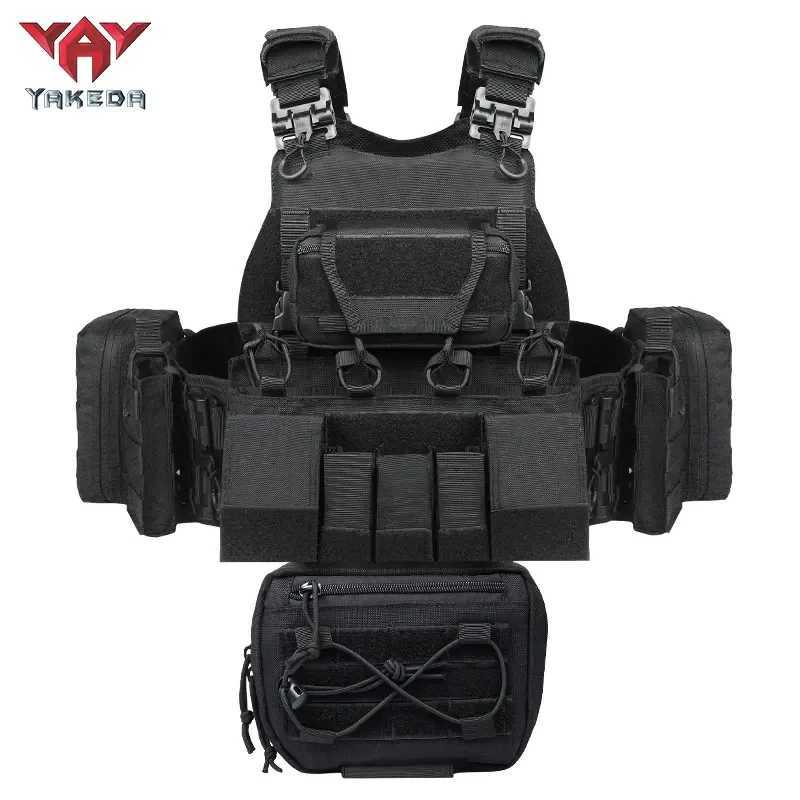 YAKEDA Tactical Plate Carrier for Men1000D Nylon Quick Release Laser-Cutting Modular Lightweight Vest Z250728