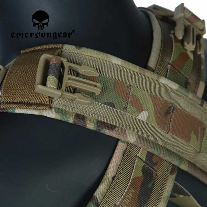 Emersongear For RRV Tactical Vest w Magazine GP Pouchs Lightweight Set Training Combat Airsoft Hunting Hiking Nylon Z250728