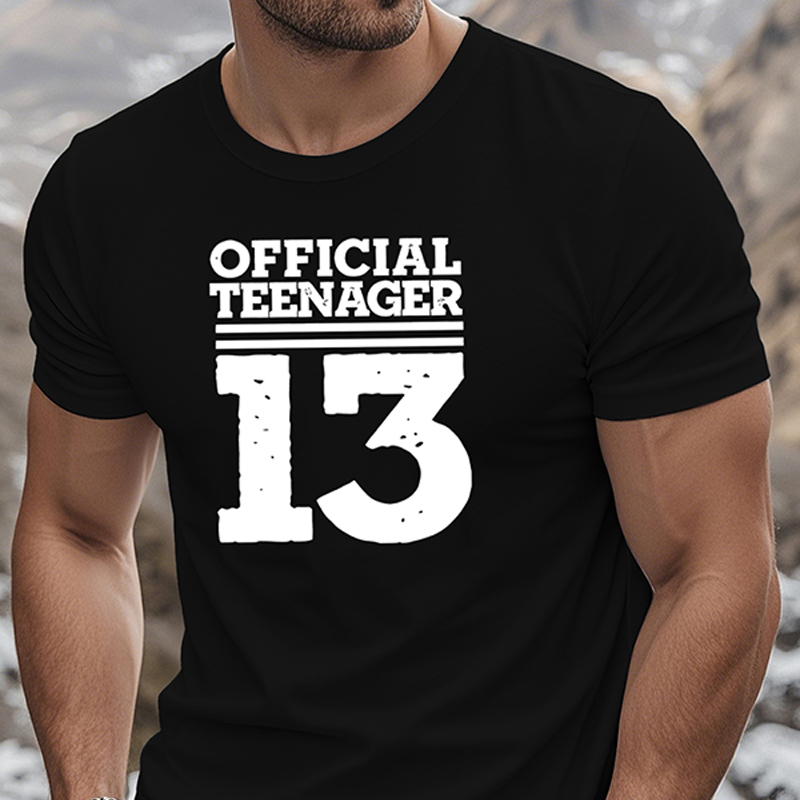 Mens Casual Graphic Print T Shirt with Comfort Fit washable(Suitable for young men and women)