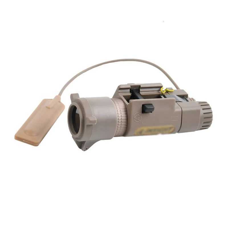 M3X WADSN Tactical Flashlight Detachable Infrared Filter Lampshade For AR15 HK416 M4 Fits 20mm Picatinny Rail X300 X400 Gun Light R250728