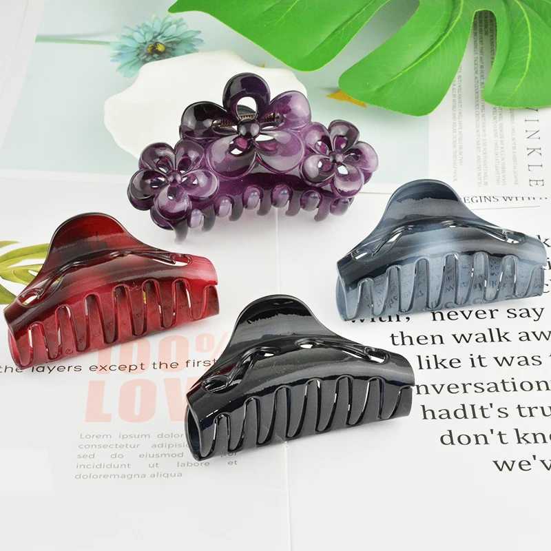 Vintage Hair Clips for Women Elegant Solid Crab Hair Clips for Girls Hair Claw Clips Hair Accessories Z250729
