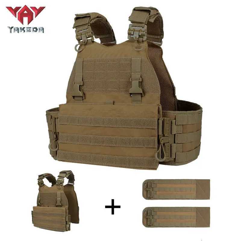 YAKEDA Tactical Plate Carrier for Men1000D Nylon Quick Release Laser-Cutting Modular Lightweight Vest Z250728