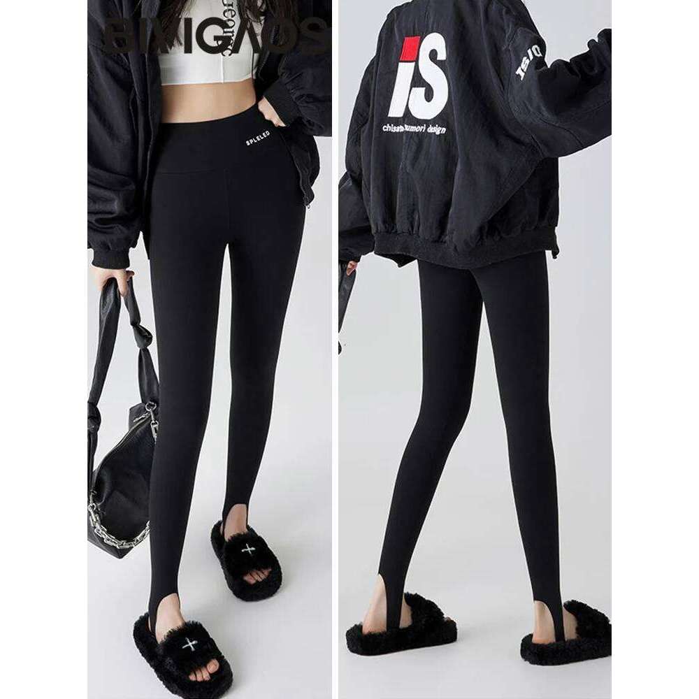 BIVIGAOS Autumn Winter New Rabbit Fleece Thicken Boots Women Slim Foot Pants Yoga Fiess Sports Warm Shark Leggings