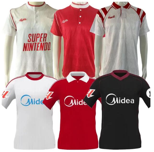 Retro 1987 88 89 1990 91 92 93 94 12 13 15 16 2025 2026 SevillaS Soccer Jerseys MARADONA GUDELJ JUANLU LUKEBAKIO ISAAC AGOUME PEDROSA J.NAVAS FC football men kids shirt