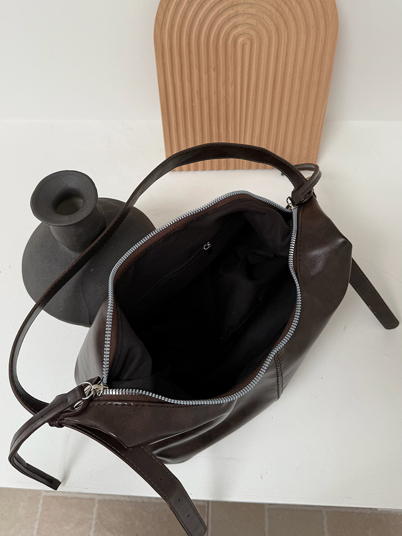 Designer Bag Wasteland Style Luxury Bag Retro Underarm Bag For Women, New Lazy Fashion Korean Version Tote Bag, Large Capacity Crossbody Bag For Autum