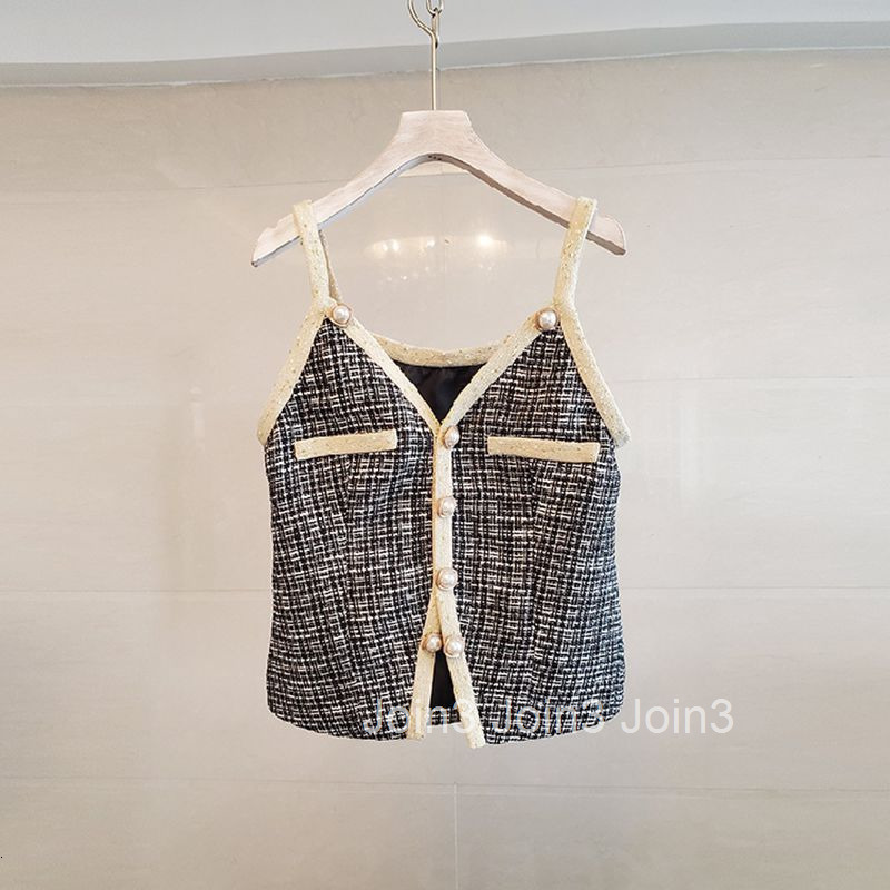 Fashion Base Layer Little Fragrance Milk Vest for Women Summer Autumn Fashion Thin Vest Top Short Camisole Chic Internet Celebrity