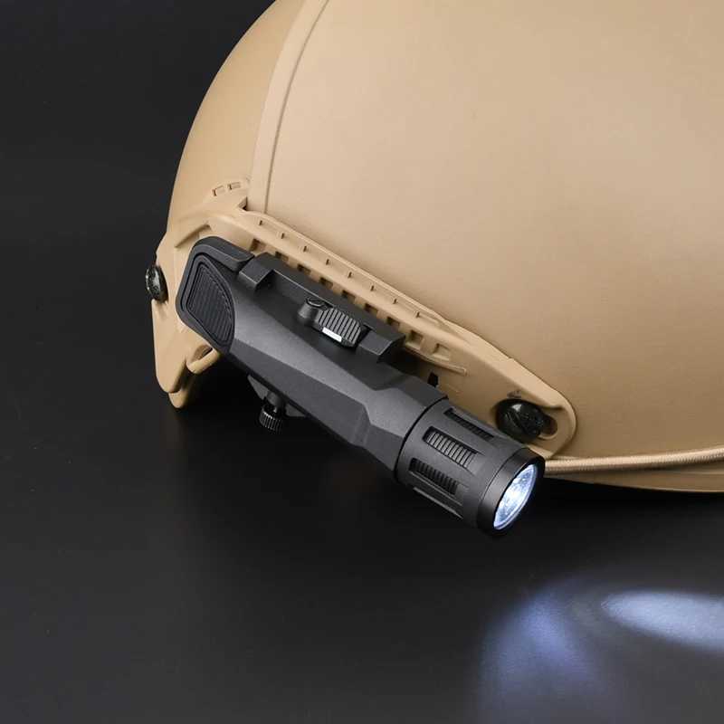 Tactica WML Long Flashlight White Spotlight LED Strobe Hunting Scout Flashlight Gun Rifle Weapon Accessory Fits 20MM Picatinny Rail R250728
