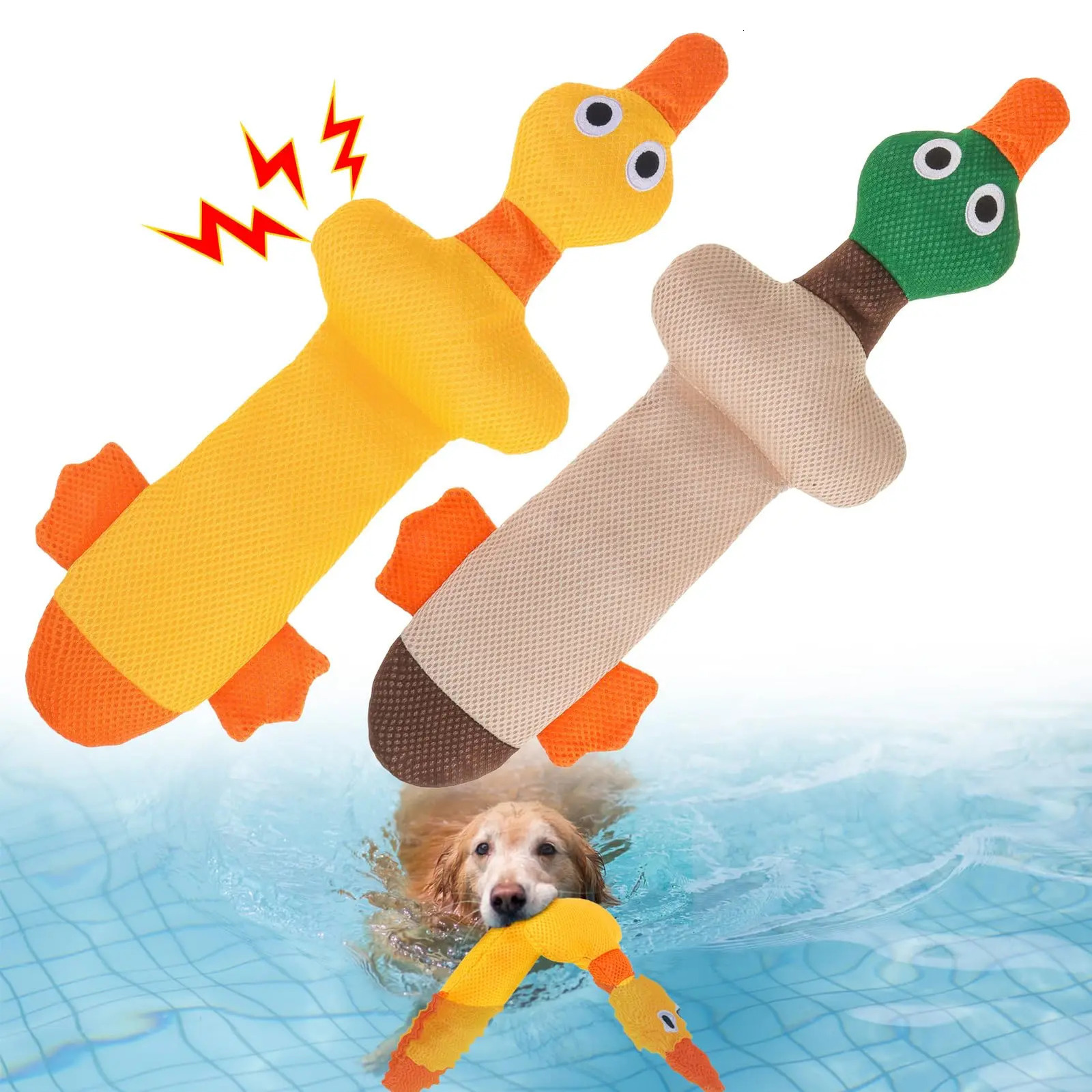 Floating Dog Water Pool Toys 2 Packs Suitable for MediumLargeSized Dogs Zizi Duckned Summer Toys 250729