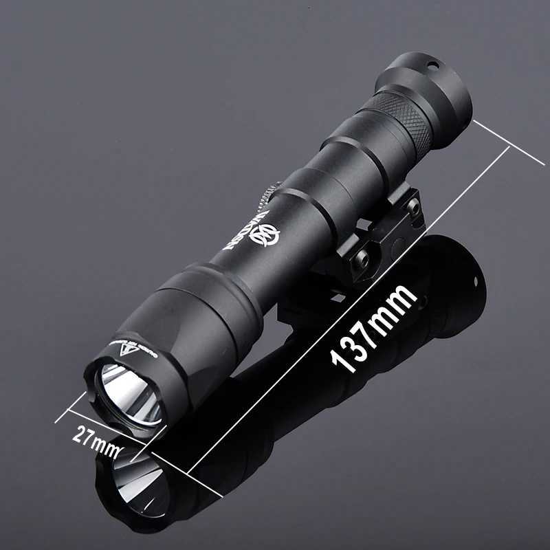 600 Lumen WADSN SF M600C Flashlight 510 Lumens M300A Torch White Spotlight Hunting Airsoft Scout Light Fits 20MM Picatinny Rail R250728
