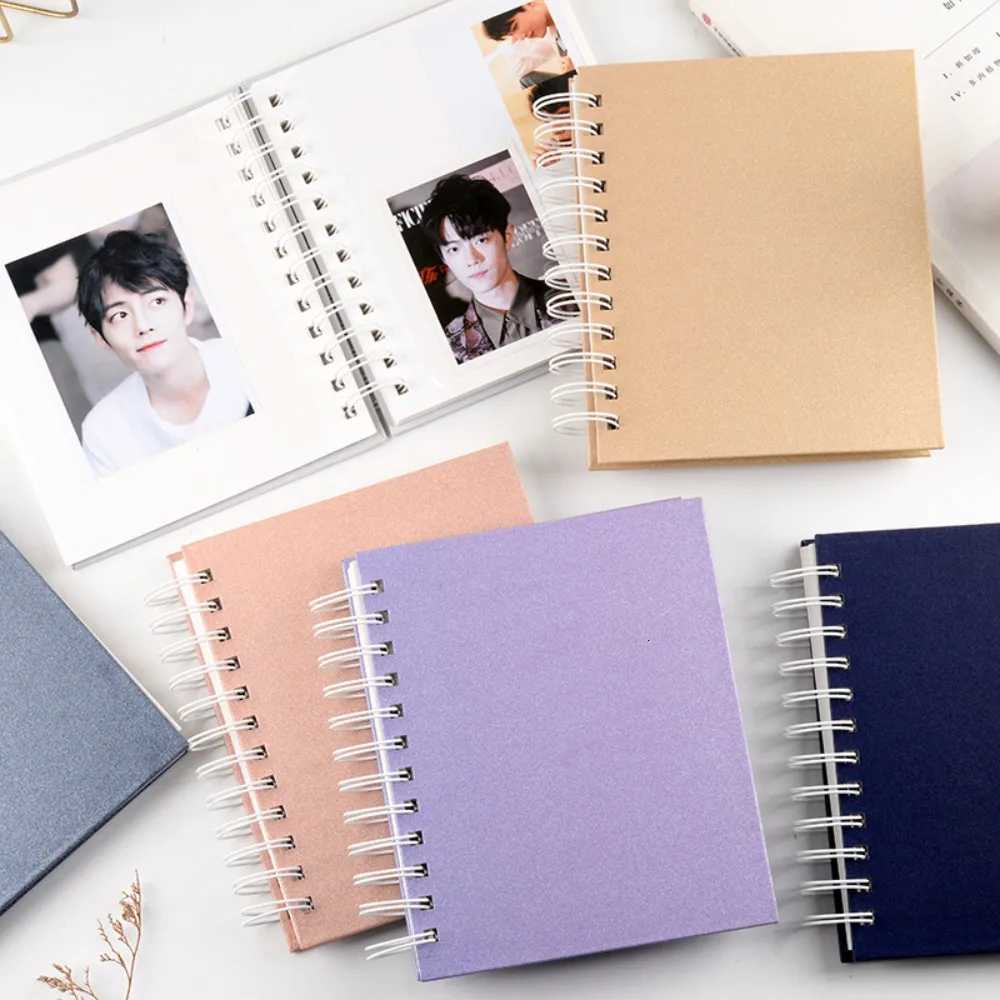Coil Sparkling Self-adhesive Album Adsorption pe DIY Photo Album 3 Inch 4 Inch 5 Inch 6 Inch Photo Card Holder Scrapbooking Z250729