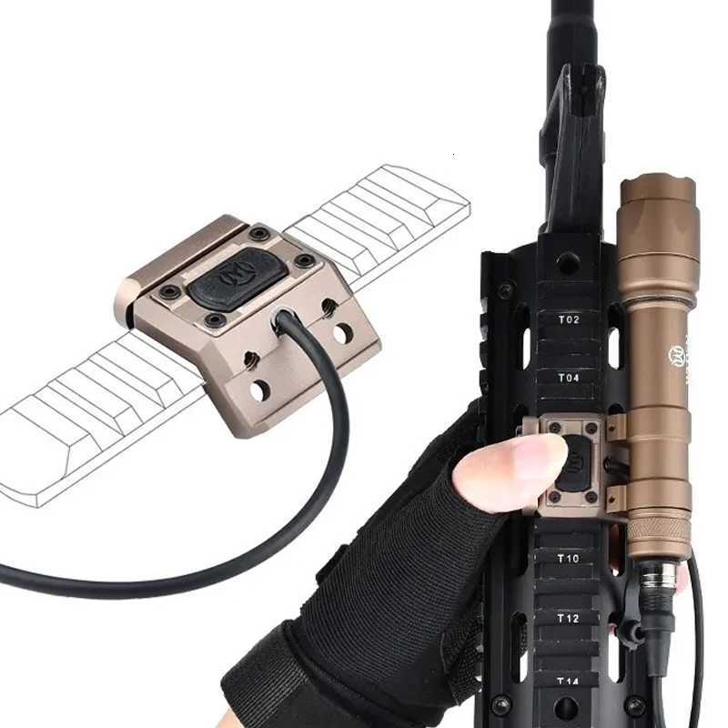 Tactical M300 M300A MINI Scout Light Metal Flashlight with Mode Button Switch Airsoft Weapon Light Hunting Rifle Flashlight R250728