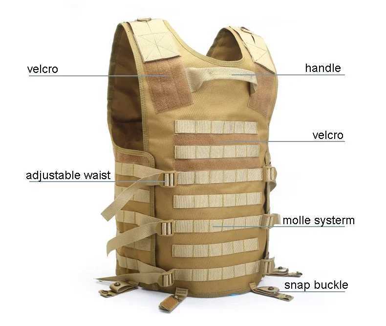 Tactical Molle Vest Military Army Swat Utility Airsoft Vests Outdoor Sports Waistcoat CS Fishing Hunting Security Gear Z250728