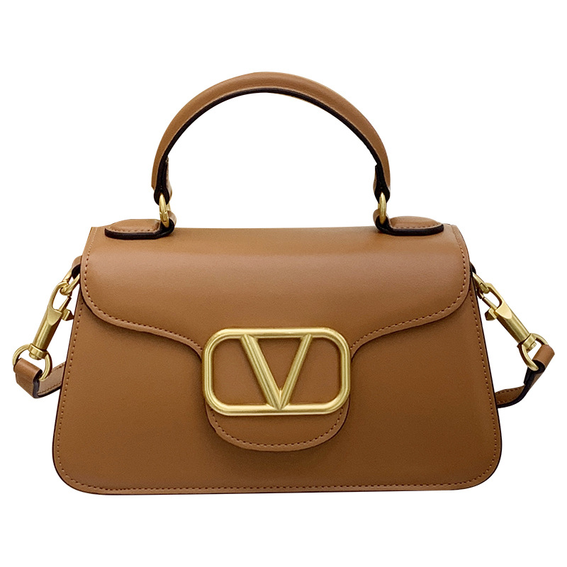 Designer bag free shipping Leather light luxury handbag chain new fashionable and versatile classic armpit bag for women white brown