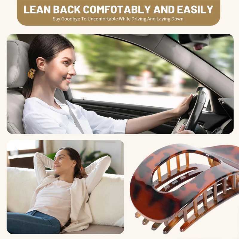 Flat Hair Clips For Women Claws French Korean Style Hair Accessories Trendy Hair Pin Clip Leopard Hair Clip Top Simple Headpiece Z250729