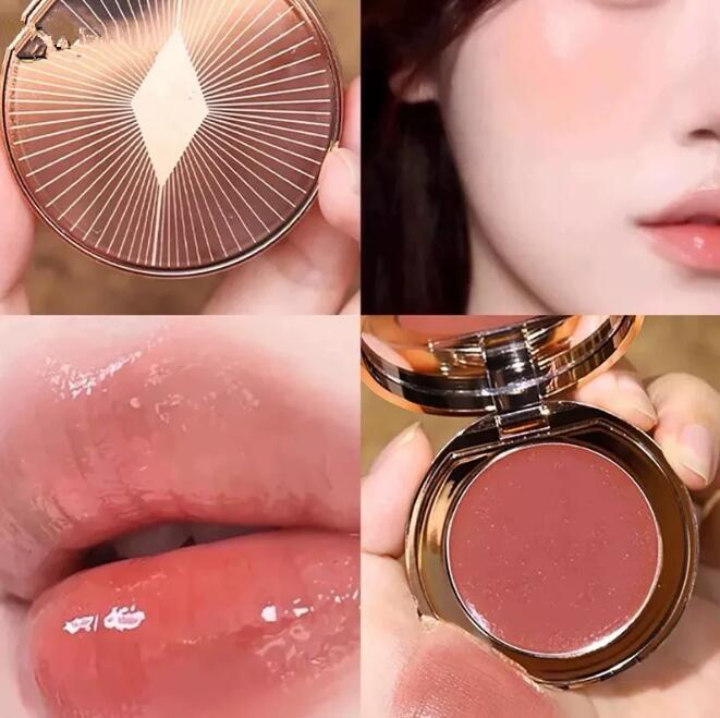 Brand lipstick blush 2 in 1 dual-purpose cream 2.5g Dreams Passions Lip Mud Mist Lipstick Moisturizing Glow Blusher Face Makeups