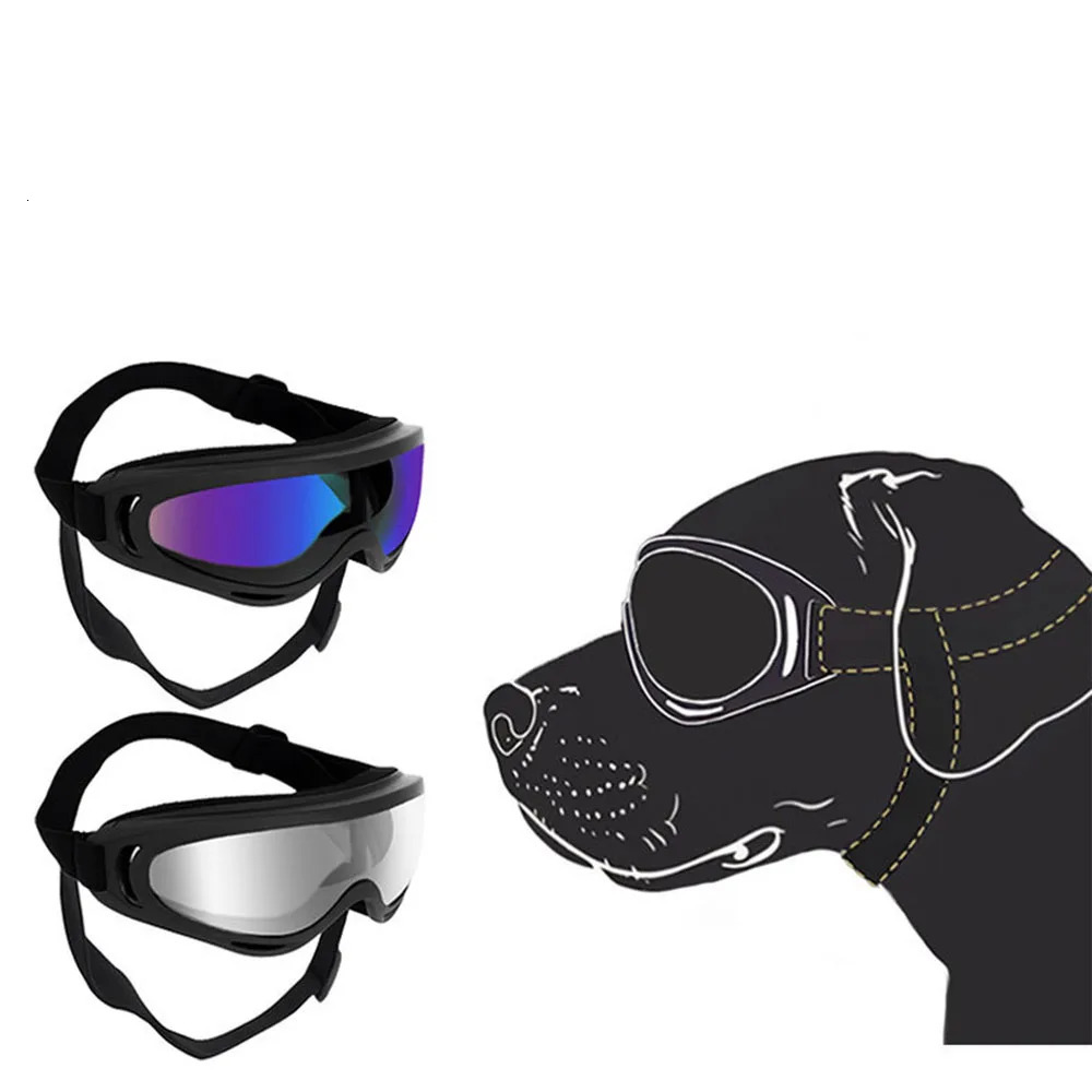 Dog Glasses Adjustable Outdoor Pet Goggles for Small Large Dogs AntiUV Windproof Sunglasses Eyewear Eye Protection 250729