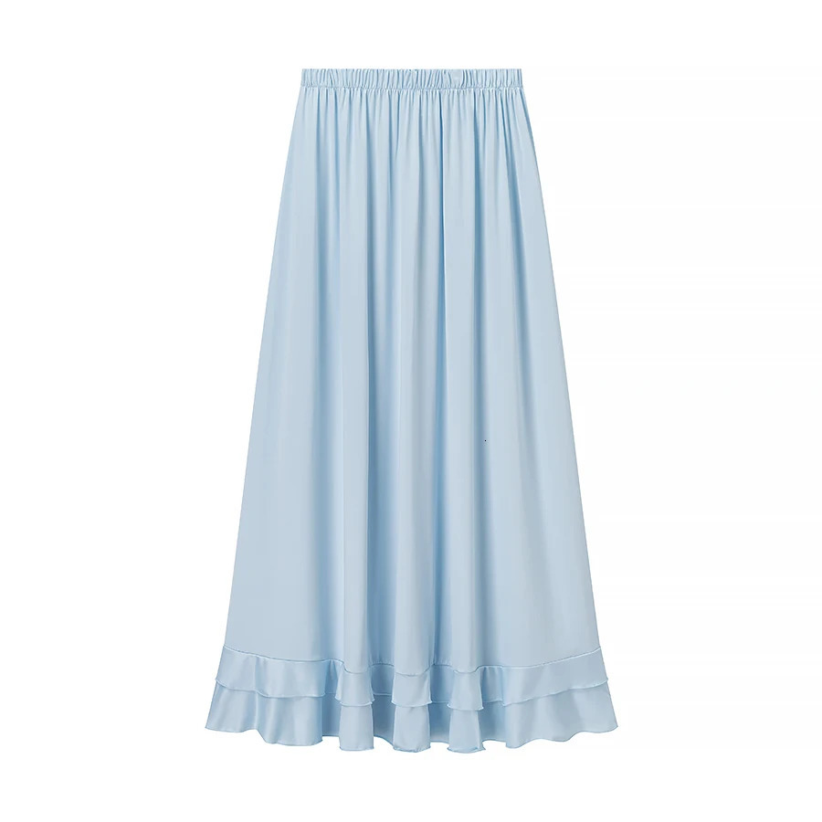 set dress Europeanstyle womens clothing versatile multilayered decoration scalloped edge 250729