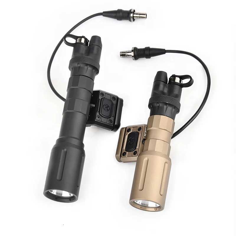 WADSN Metal PLHv2 Flashlight 1000 Lumens LED White Light Airsoft Dual Switch with Tactical ModButton Offset Switch Fits 20MM Rail XJ250728