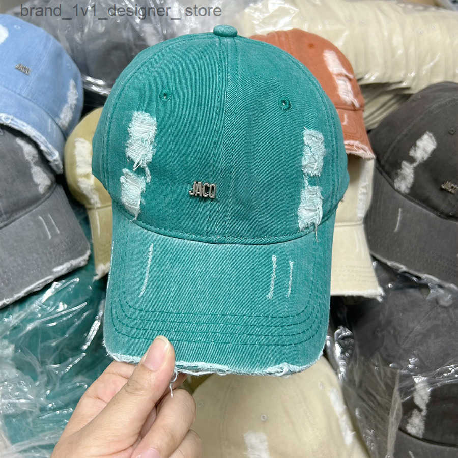 Baseball Bucket Hat Jeans Blending Classic Sun Protection Letter Tide Adjustable Head Cap Hats Men Womens Baseball Caps Retro Unisex R250603 S250729