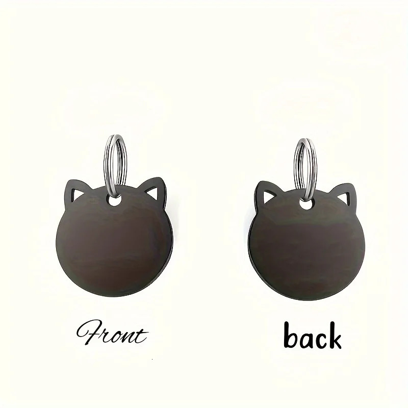 1pc Customizable Pet ID Tag Zinc Alloy Engraved Name Phone Number Durable Dog Cat Tag for Identification 250729