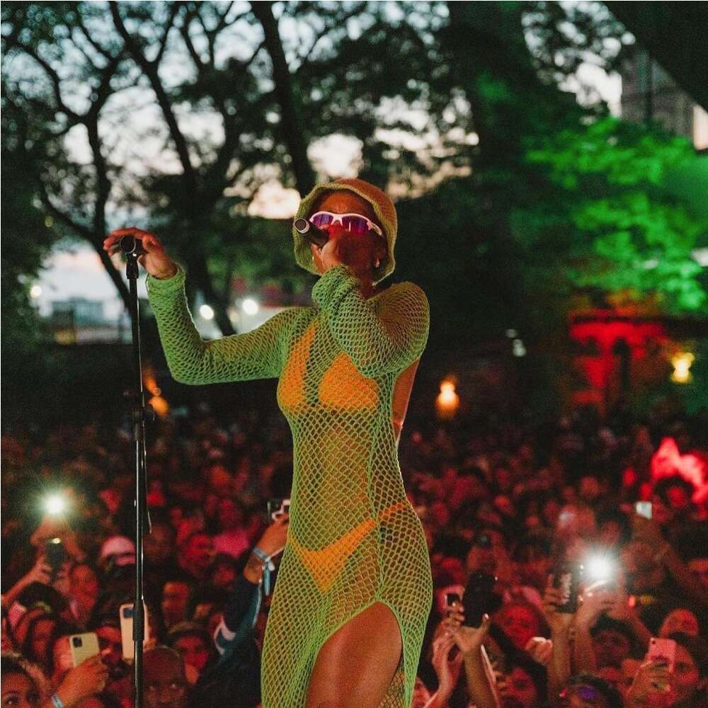 Spring/Summer New Women's Sexy Hollow Out Sheer Vacation Solid Color Backless Knitted Long Dress B5