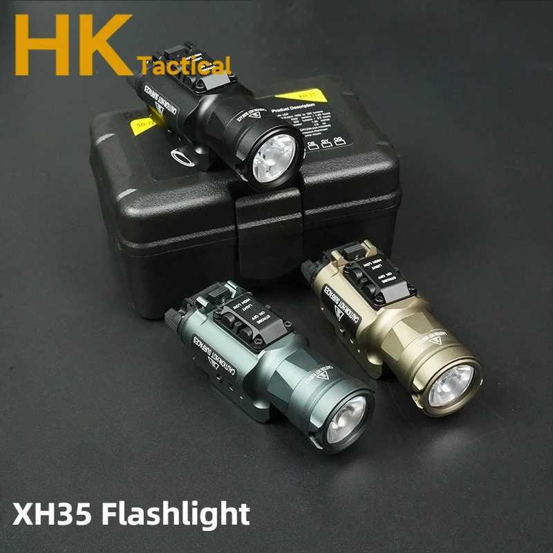 Surefi Metal XH35 X300 X300U Ultra X300V Tactical Gear Flashlight LED Strobe Light for 20mm Rail Airsoft Weapon Pistol Accessory XJ250728