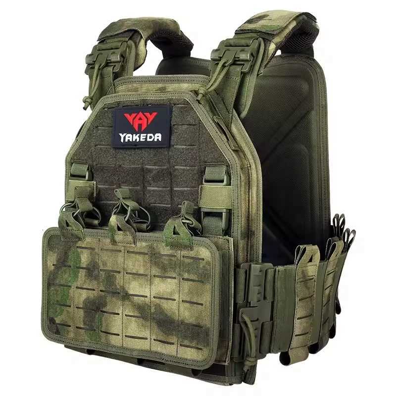 YAKEDA ATFG MOX CAMO Light Weight Quick Release Combat Plate Carrier 1000D Nylon Molle Chaleco Tactico Tactical Vest Hunting Z250728
