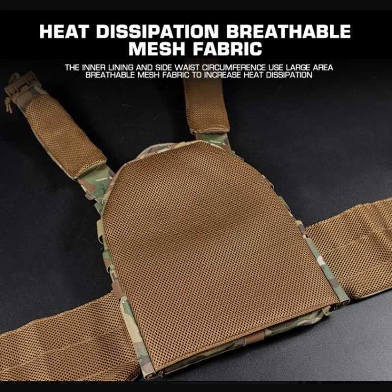 ARC Outdoor Vest - Mesh-Lined with Quick-Release Tubes System for Hiking Airsoft Z250728