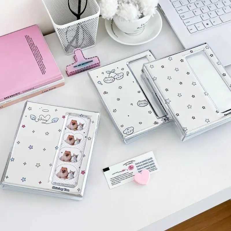 Photo Booth Album Photocard Holders Binders for Idol Fan Picture Display Photo Strips Collecting Book 40 Page Organizers D2RD Z250729