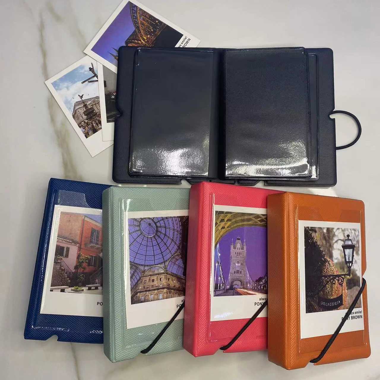 28 Pcs 3 Inch Photos Instax Mini Camera Album Photo Album with Elastic Closure for Children Kids Cute Mini Z250729