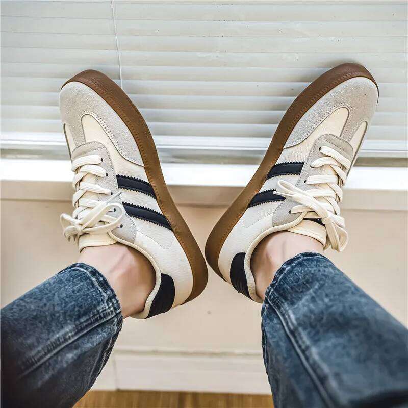 Men Casual Platform Versatile Skateboard Flats Outdoor Running Sports Shoes Lace Up Trainers Comfortable Sneakers 39-44