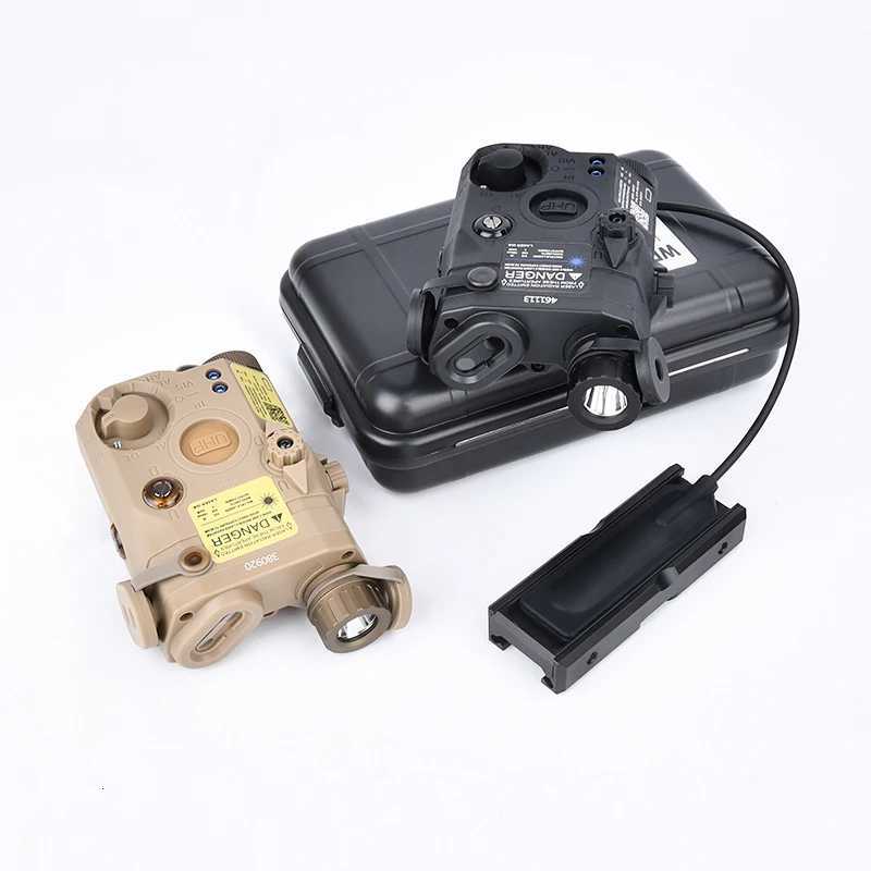 WADSN PEQ-15 Red Green Blue Laser with Pressure Switch Mount Slot Fit 20mm Rail Airsoft PEQ IR LED Light White Light Strobe R250728