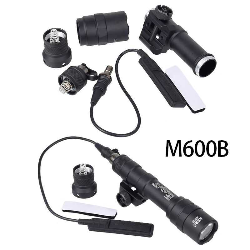 20mm Rail Hunting Airsoft X300/M300/M600 Series Pistol Gun Flashlight US Warehouse Tactical Gear Accessories R250728